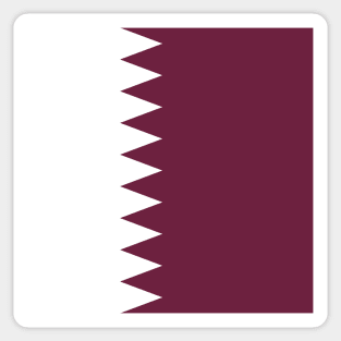 Qatar flag Sticker